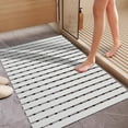 thumbnail image 1 of Non Slip Large Shower Mat(35.4"*23.6"),Non Suction Cups Shower Mats for Inside/Outside Shower, Heavy Duty Rubber Walk in Shower Mat for Elderly (White), 1 of 14