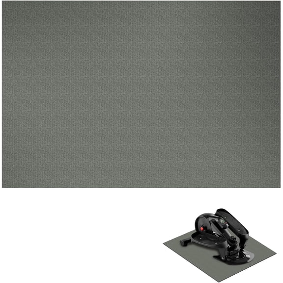 Non-Slip Mat for Under Desk Elliptical and Portable Floor Bike, Elliptical Mats for Seniors Home Sports Mats and Mini Elliptical Exercise Bikes, Ellipse Machine Mat