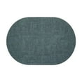 thumbnail image 1 of Non Slip Mat Leather Oval Oil Proof Heat Insulation Dining Table Placemats for Western Food Home Decor, 1 of 6