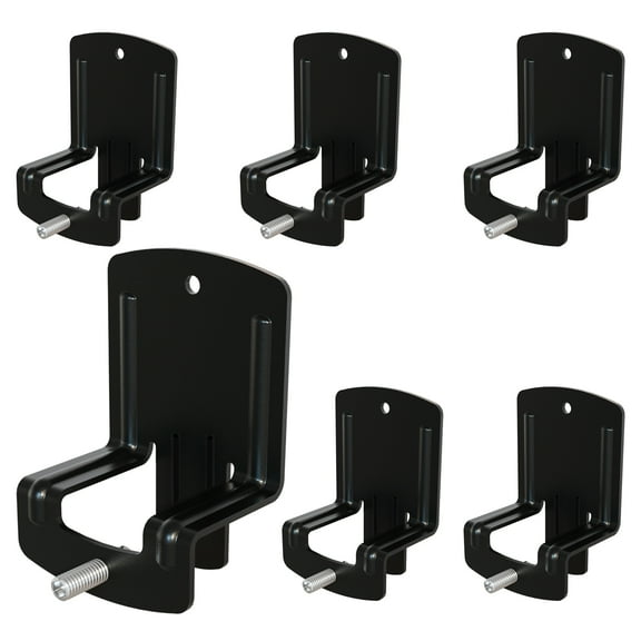 Non Slip Mattress Gaskets for Metal Bed Frame,6 PCS Mattress Holder in Place Gripper,Keep Mattress from Sliding, Adjustable Anti-Slip Baffle, Black