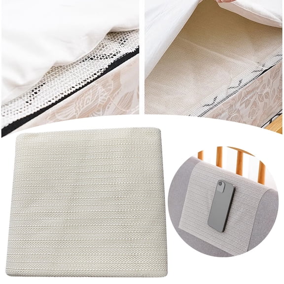 Non Slip Mattress Gripper Pad Stop Mattress Keep Bed And Topper Pad for Sofa Couch Chair Cushion Beige