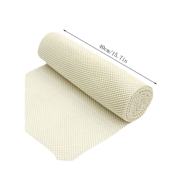 Non-Slip Mesh Drawer Liner Roll, Cut-to-Fit Shelf Liner for Cabinets, Shoe Racks, and Under Sink Organization YYUZH