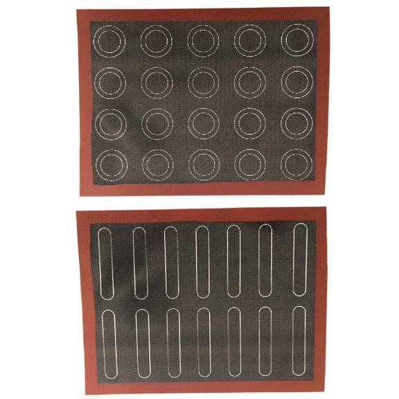 Non-Slip Micro-Perforated Oven Mat for Baking Biscuits, Macarons, Pizzas, and Cakes - Suitable for Oven and Microwave Use