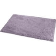 thumbnail image 1 of Non-Slip Microfiber Absorbent Plush Shag Bathroom Rug Mat, 21" x 34", Lavender, 1 of 5
