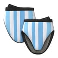 thumbnail image 1 of Non-Slip Mini Oven Mitts With Duck Beak Design Are Easy To Take Off And Wear And Easy To Hang For Oven Pot Tripod Barbecue Casserole Light Blue Stripe_2 2pcs, 1 of 7