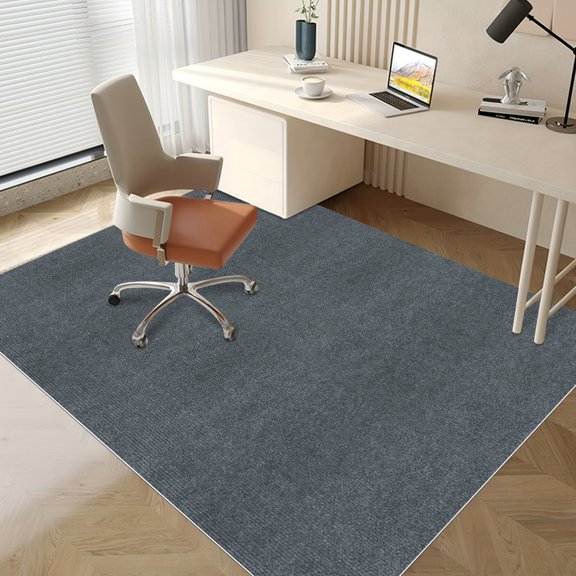 Non-Slip Office Chair Mat Suitable For Hardwood Floors - A Protective Carpet For Desks That Prevents Scratches And Damage To Furniture And Flooring.