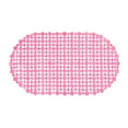 thumbnail image 1 of Non-Slip PVC Shower Mat, 25.98X14.57inch Bubble Textured Anti-Skid Bath Mat, Quick Drain Safety Bathroom Mat, Machine Washable Tub Mat for Wet Areas, 1 of 4