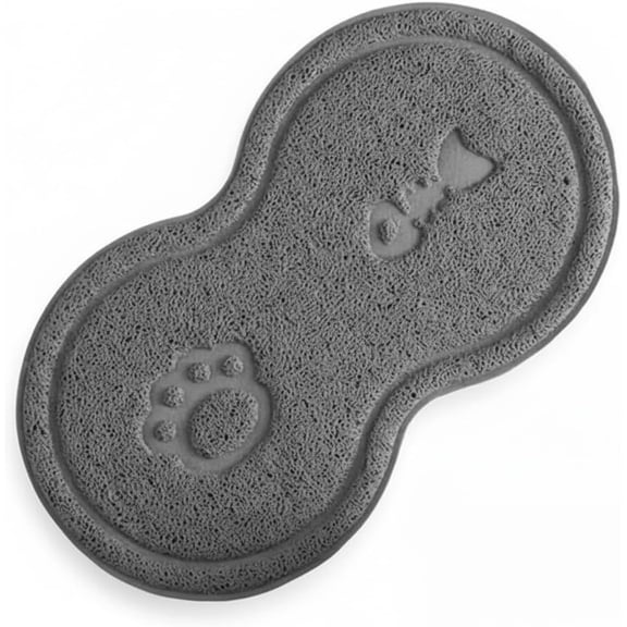 Non-Slip Pet Food Mat, Waterproof Dog Cat Bowl Placemat - Easy Clean Feeding Mat for Hardwood Floors, Tile, Kitchen with Anti-Slip Backing, 1 Large Mat