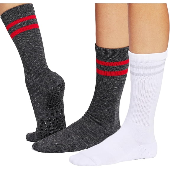 Non-Slip Pilates Grip Socks for Women – Barre, Yoga & Studio Workouts
