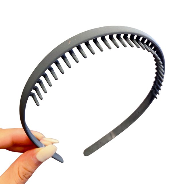 Non Slip Plastic Headbands with Teeth Skinny Hair Bands for Women