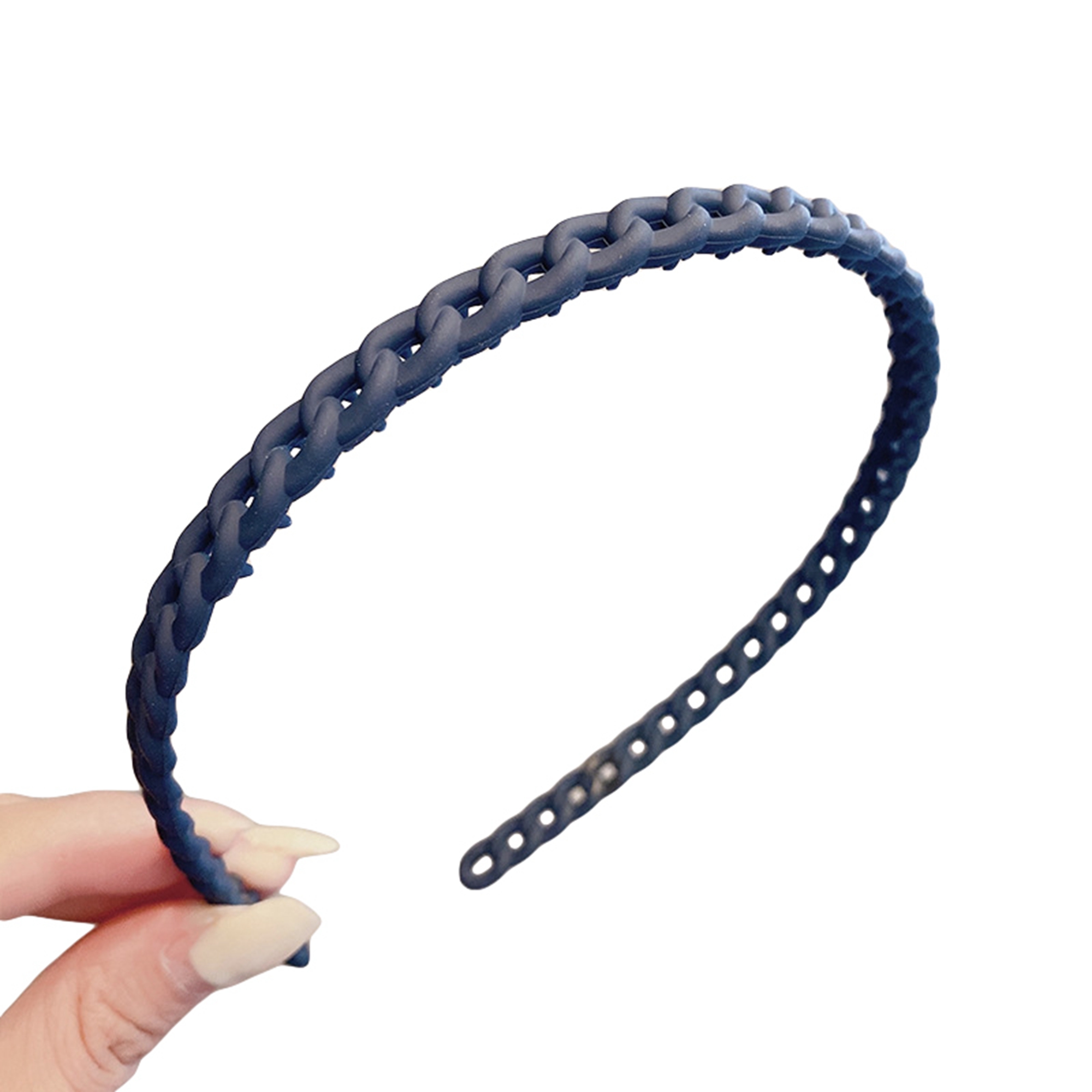 Non Slip Plastic Headbands with Teeth Skinny Hair Bands for Women