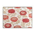 thumbnail image 1 of Non-Slip Polyester Rug 63x48in & 80x58in - Plush Memory Foam Floor Mat, Absorbent, Fade Resistant, Machine Washable for Living Room, Bedroom, Entryway，Flowers, 1 of 7