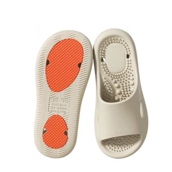 Non Slip Quick Drying Shower Shoes for Women with Drain Holes Comfortable Bath Sandals Lightweight EVA Shower Slippers with Foot Massage Bed