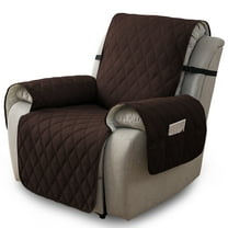 Non-Slip Recliner Chair Cover Sofa Slipcover, Pet Cover for Small Recliner Chair with Elastic Straps, Washable Reclining Chair Cover Recliner Furniture Protector