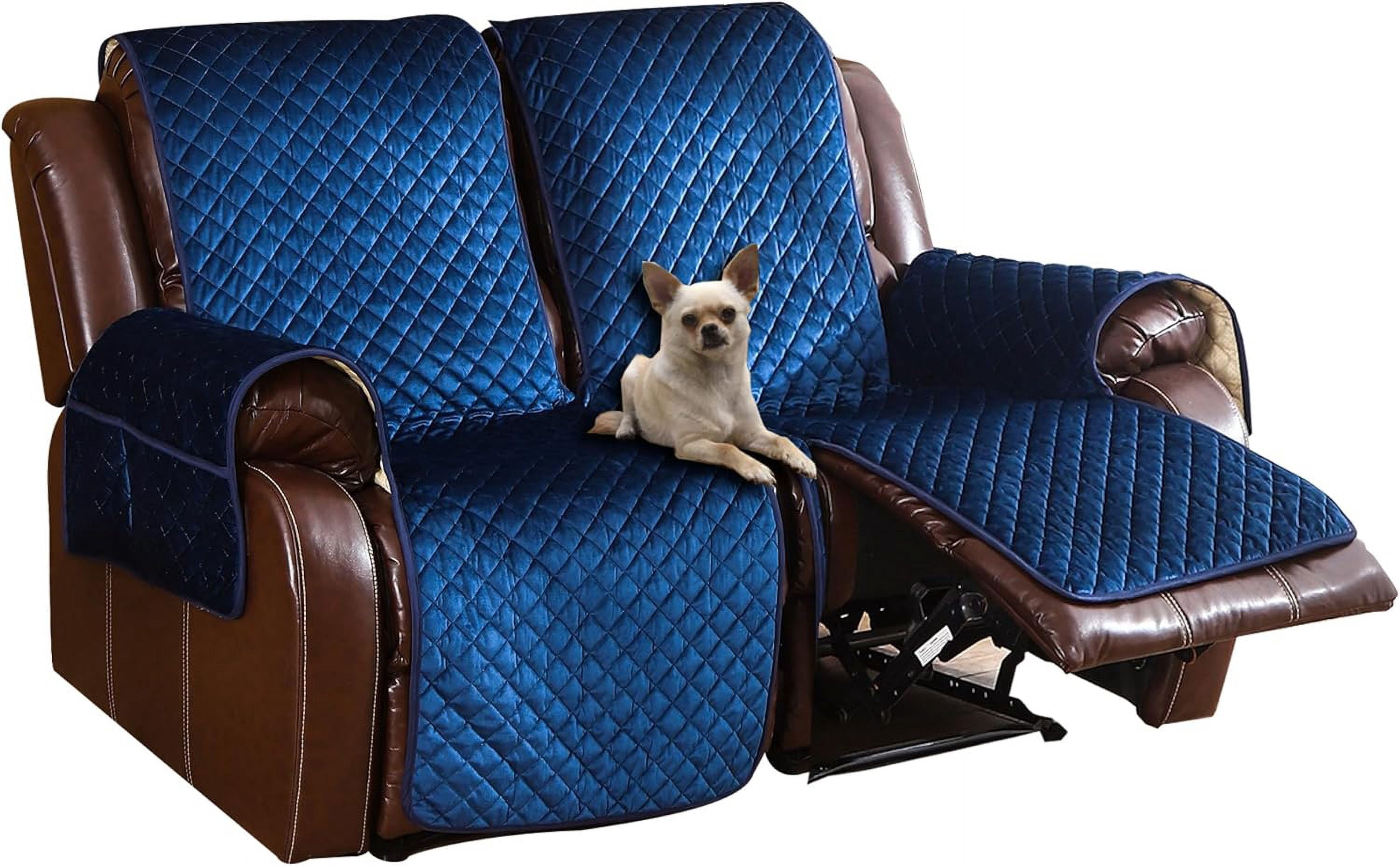 Non Slip Recliner Couch Covers for 2 Cushion Couch Sofa Reclining ...