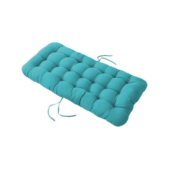 Non-Slip Rocking Chair Cushion Extra Large Chair Pads with High Back Linen Cushion for Rocking Chair Pack of 1 Blue