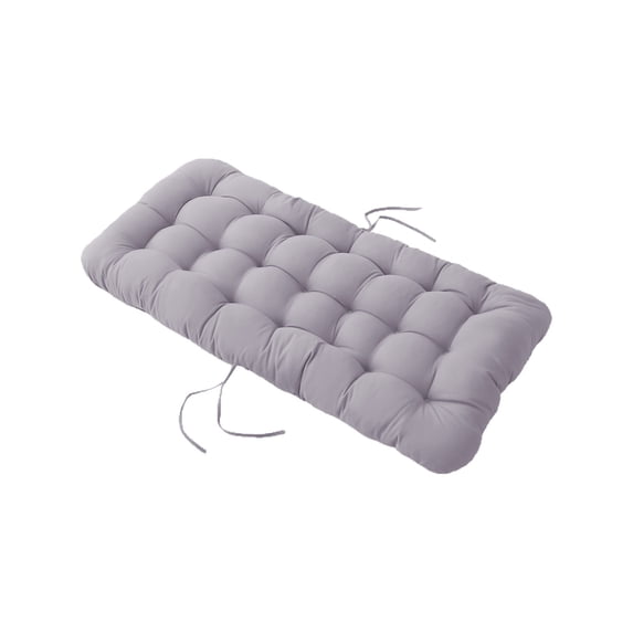 Non-Slip Rocking Chair Cushion Extra Large Chair Pads with High Back Linen Cushion for Rocking Chair Pack of 1 Gray