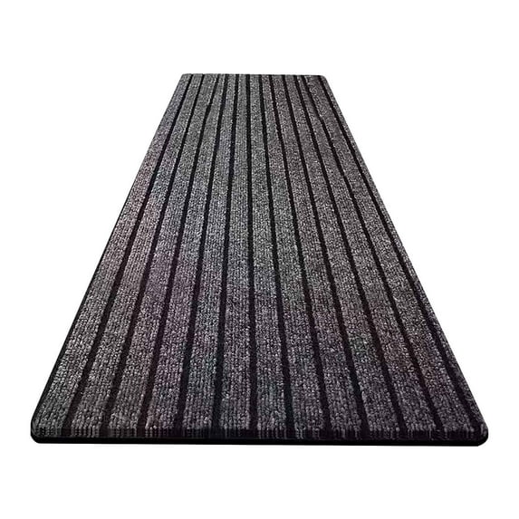 Non Slip Rug, Entryway Floor Mat, Kitchen Doormat, Area Anti S Foot Pad with Striped Pattern, Washable Water Absorbent Mat for Indoor and Outdoor Use, Household Carpet for High Traffic Areas