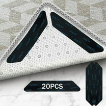 Non Slip Rug Gripper Tape for Area Rug Pad Carpet Hardwood Floor 20 PCS
