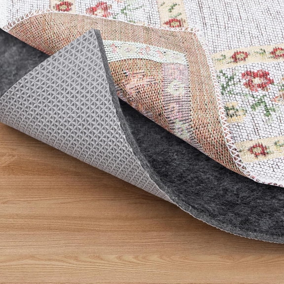 Non Slip Rug Pad 1/8 Inch Thick Felt with Rubber Backing for Carpets and Hardwood Floors 10 Feet by 8 Feet