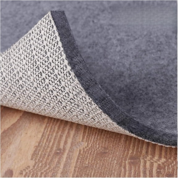 Non‑Slip Rug Pad 8x10, 1/4" Thick Felt + Rubber Double Layers, Area Carpet Gripper for Hardwood/Tile Floors