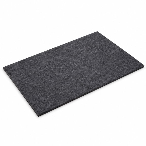 Non-Slip Rug Pad, Felt and Rubber Waterproof Underlay, 9' x 12', Grey, for Hardwood, Tile, and Laminate Floors