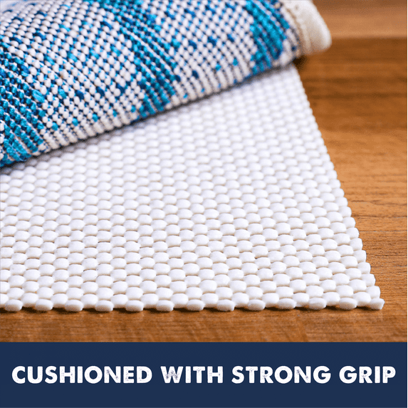 Non Slip Rug Pad Gripper 2 x 3 ft Extra Cushioned Pads by Slip-Stop
