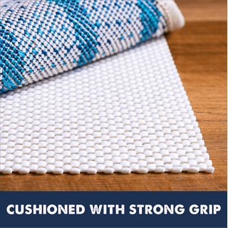 Tru Lite Non-Slip Mat for Area Rugs | Extra Strong Grip Carpet Pad | 3' x 5', White