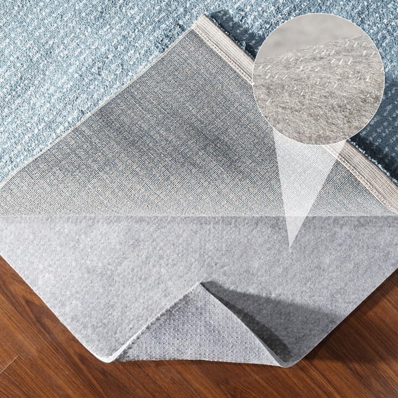 Non Slip Rug Pad Gripper Extra Thick Dual Surface Felt Under Rug for Area Rugs and Hardwood Floors,Super Cushioned Non Skid Carpet Padding - 2x8 Feet 1/4" Double-Sided Non Slip