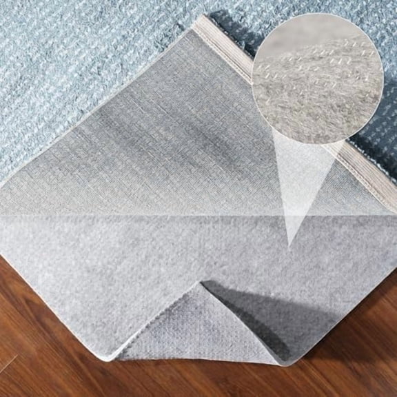 Non Slip Rug Pad Gripper Extra Thick Dual Surface Felt Under Rug for Area Rugs and Hardwood Floors,Super Cushioned Non Skid Carpet Padding - 2x8 Feet 1/4" Double-Sided Non Slip