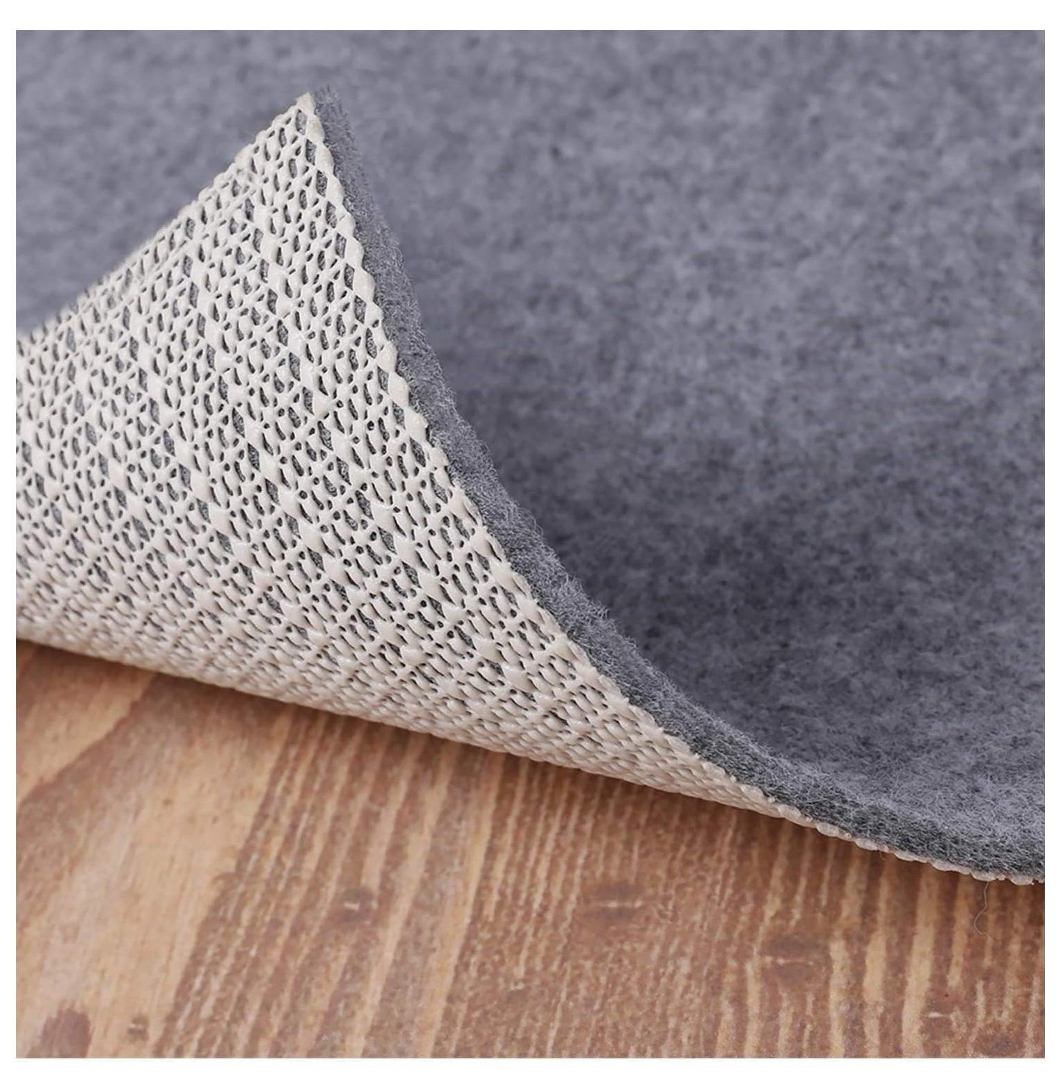 Non Slip Rug Pad Grippers 5x7, 1/8" Thick, (Felt + Rubber) Double