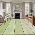 thumbnail image 1 of Non-Slip Rug Pad Rugs Farmhouse Sage Green Wood Board Rectangle Area Rugs 5x7Ft Soft Carpet Pads for Living Room Kids Room, Country Gradient Wooden, 1 of 9
