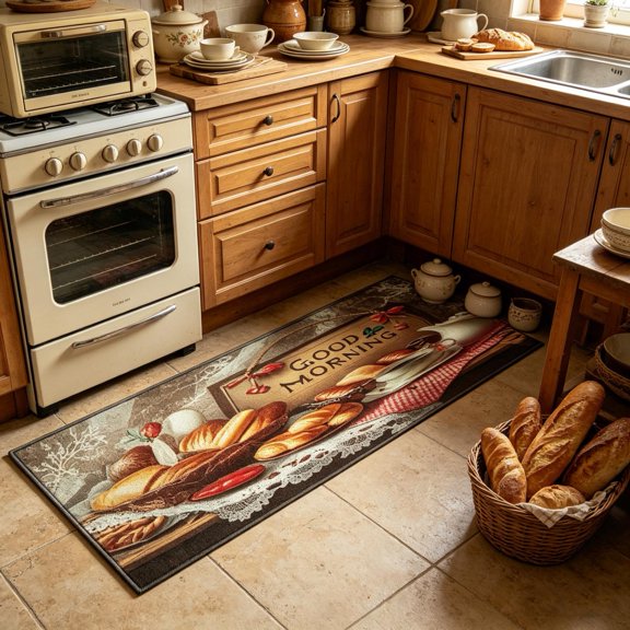 Non Slip Rugs for Bedroom, Absorbent Aesthetic Washable Runner Rug, Soft Washable Quick Dry Outdoor Rug Runner for Entrance, Bathroom, Bedroom, Kitchen