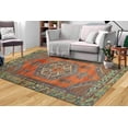 thumbnail image 1 of Non Slip Rugs, Orange Rugs, Oriental Rugs, Orange Rug, Rug, Easy To Clean Rugs, Office Decor Rugs, Dining Room Rugs, Large Rugs, Turkish Rug, 2.6'x5' - 80x150 cm, 1 of 6