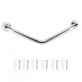 NonSlip Safety Support for Bathroom & Shower Sturdy Stainless Steel