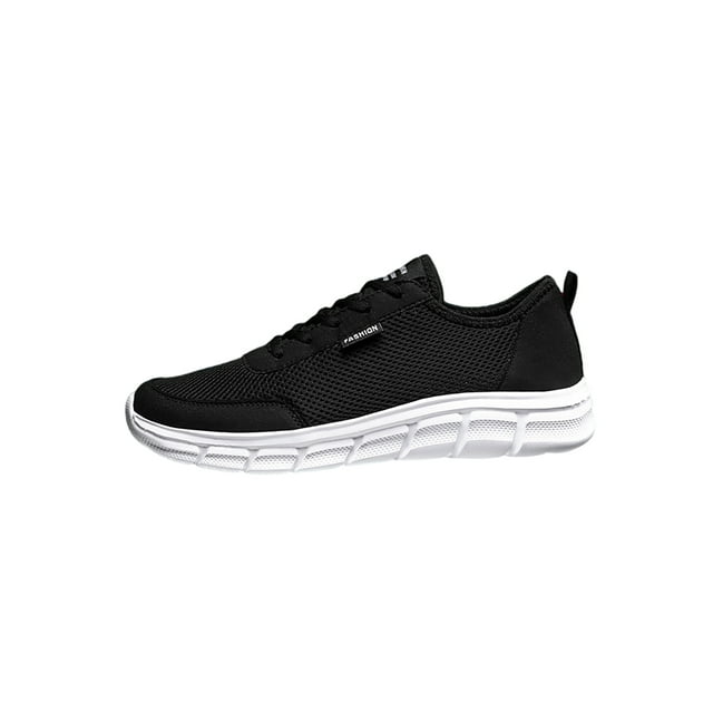 Non Slip Shoes for Men Knit Mesh Breathable Comfor Sport Walking