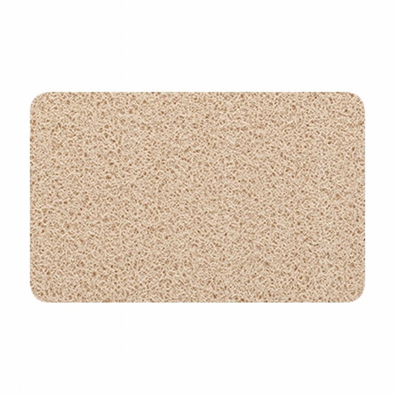 Non-Slip Shower Mat 24x16 Inch With Drain Holes, No Suction Cups PVC Bathtub Mat, Quick Dry Bathroom Floor Mat for Tub, Easy Clean Spa MatAnti Slip Bath Essentials