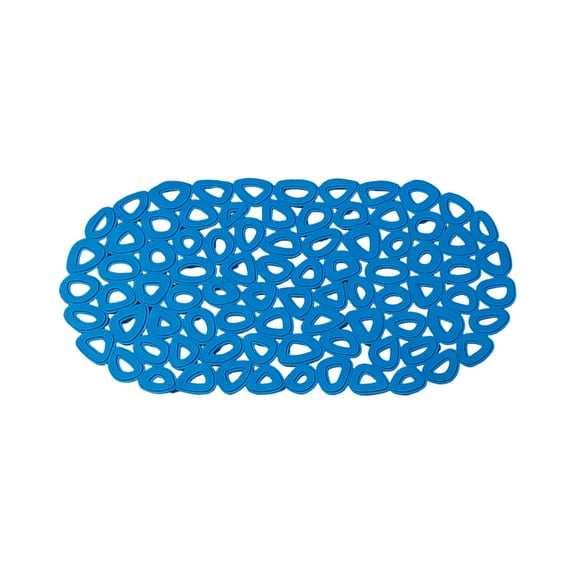 Non Slip Shower Mat, Bathroom Floor Mat with Suction Cups and Drain Holes, Easy Dry Bathtub Mat for Safe Bathing, Anti Slip Bath Mat for Home Use