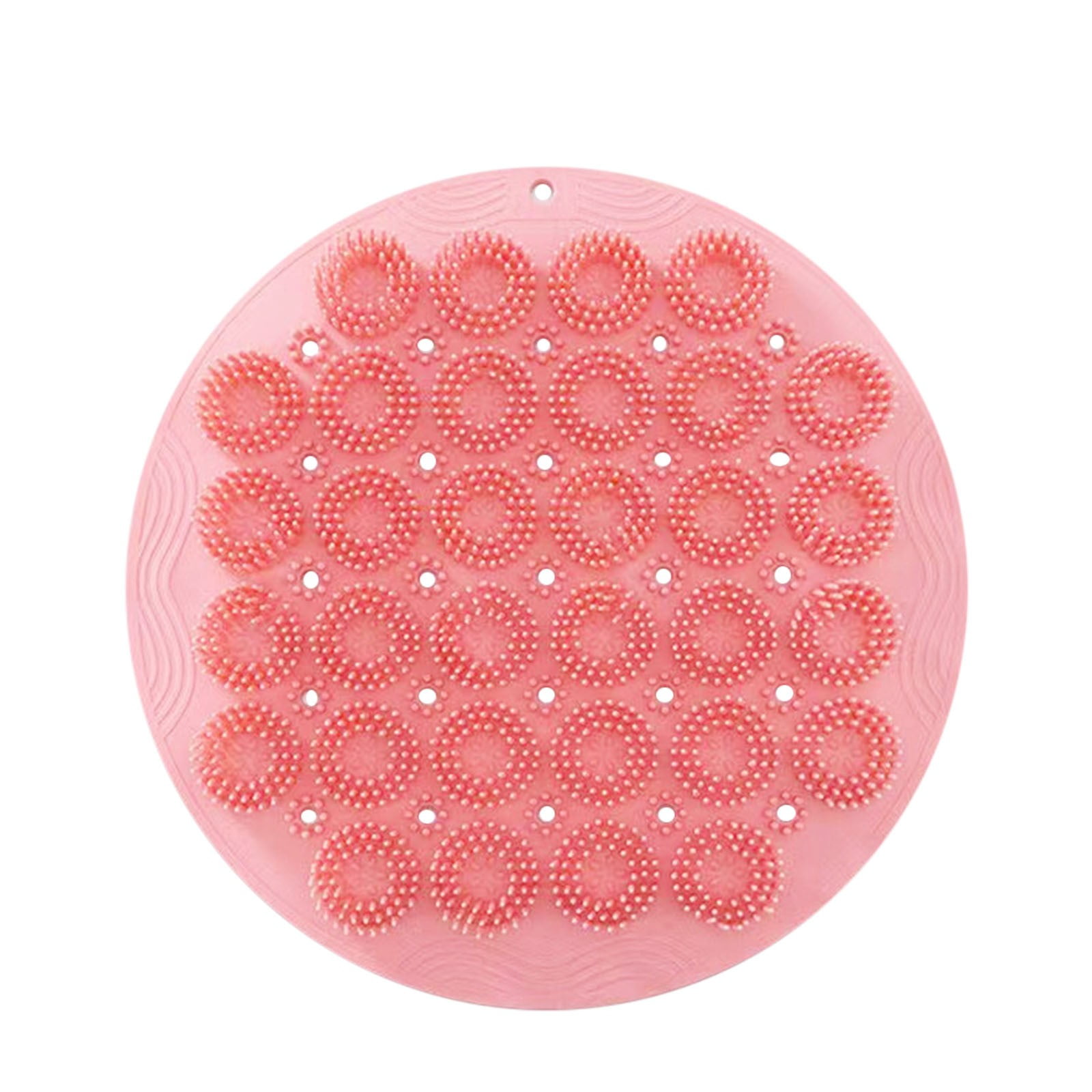 Non Slip Shower Mat With Suction Cups Cuttable & Water Draining Holes ...