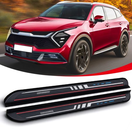 Non-Slip Side Step Running Board fits for 2023 2024 2025 2026 KIA Sportage NQ5 Nerf Bars, Anti-Slip SUV Side Step Bars, Protect Vehicle Body & Help Passenger Access