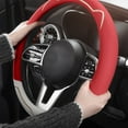 thumbnail image 1 of Non-Slip Silicone Steering Wheel Cover - Thin Grip Handle Protector for Safe Driving All Year​​(Red,A), 1 of 6