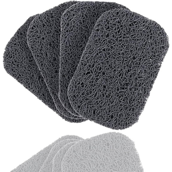Non-Slip Soap Saver Pads - Self-Draining Soap Bar Holder for Shower, Bathroom and Travel - 4 Piece Set