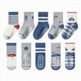 thumbnail image 1 of Non Slip Socks,Kids Crew Socks for Boys Girls Socks Cotton Socks Casual Wear Unisex Cute Socks 2T 3T 4T 5T 6T 7T 8T 9T 10T 11T 12T Kids,Multipack, 1 of 4