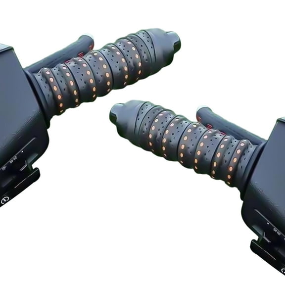 Non-Slip Soft Silicone Grip Tape for Motorcycle Handlebars, 2026 New 1 Pair Road Bike Handlebar Tape, Anti-Slip Bicycle Handle bar Tape for Motorcycles Bicycles E-Bikes Dirt Bike (Black)