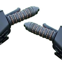 Non-Slip Soft Silicone Grip Tape for Motorcycle Handlebars, Anti-Slip Motorcycle Handlebar Grips with Air Vent Holes,Wrap-Around Motorcycle Grips for Bike, Motorcycle, Fishing Pole, Gym