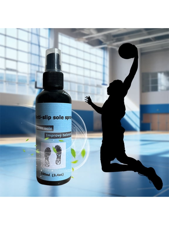 Non Slip Spray for Shoes - 100ml Shoe Traction Enhancer | Basketball Grip Shoe Sole Spray, Sole Enhancer, Protect Soles, Increase Traction, Enhance Performance Anti-Slip Spray Sports Outdoor