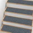 thumbnail image 1 of Non Slip Stair Treads for Wooden Steps,15 Pack 8" X 30" Stairs Carpet Treads Indoor with Reusable Peel and Stick Adhesive for Kids Elders and Pets, 1 of 7