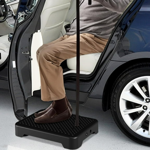 Non-Slip Step Stool for Elderly, Indoor/Outdoor Non-Slip Step Platform Assistive Devices for Adults and Elderly+500lbs Folding Hand TruckHeavy Duty Collapsible Cart