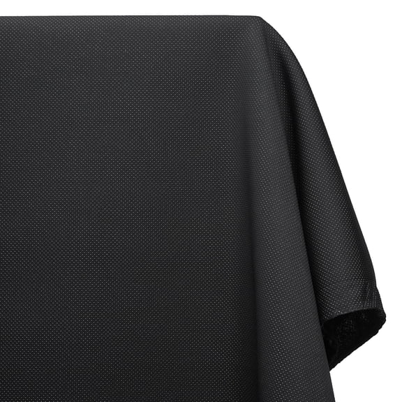 Non Slip Stretch Waterproof Dotted Neoprene Scuba Knit Fabric By The Yard For Sewing Gloves, Footwear, Sports Equipment, Furniture, Rugs, Floor Mats, & More - Black (5 Yards)