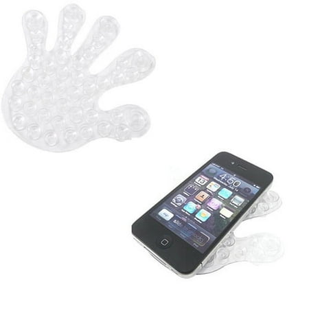 Non-Slip Suction Holder for OnePlus Nord N30 5G Phone - Double Sided Mini Glass Desktop Tile Compatible With OnePlus Nord N30 5G Model